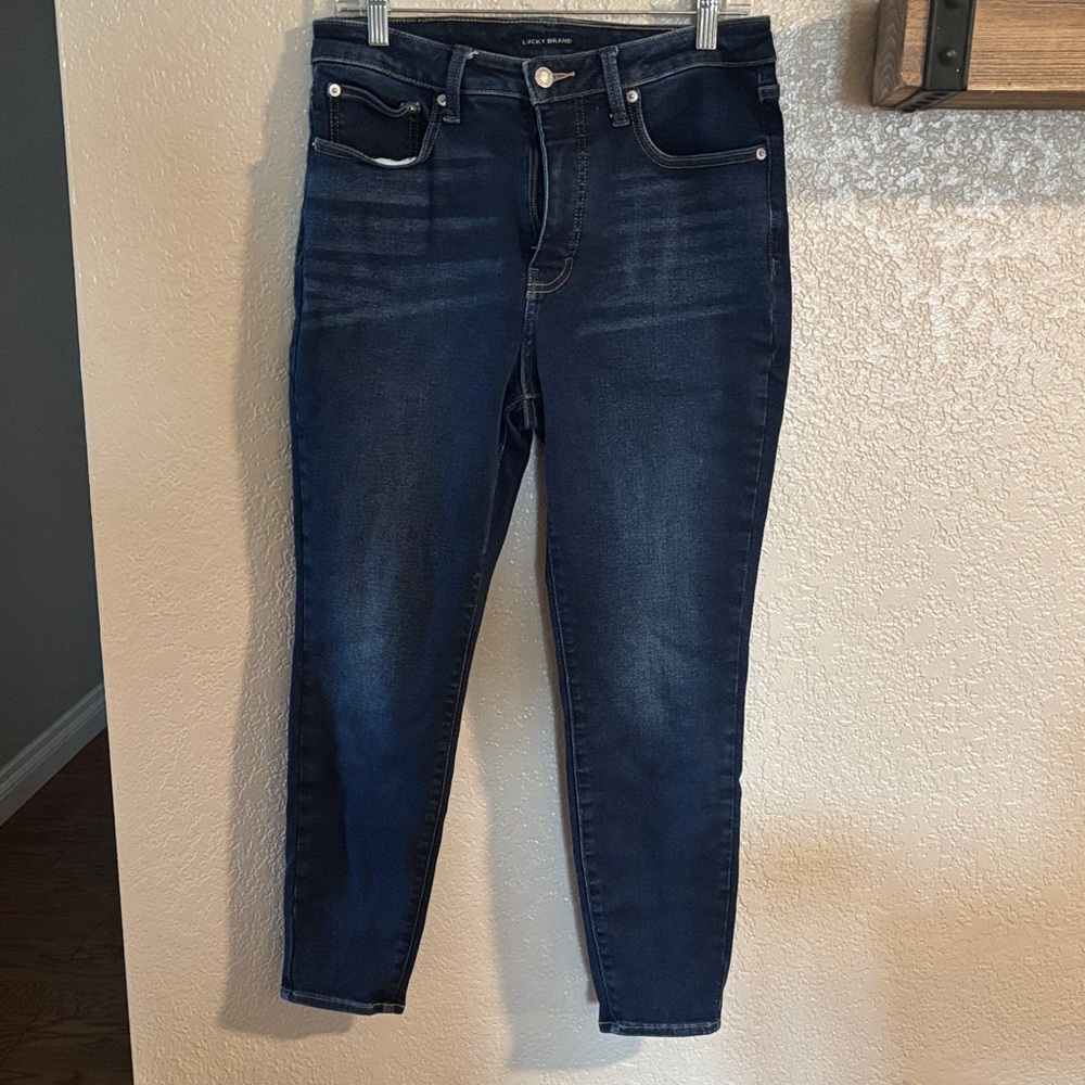 Lucky Brand Women's Deep Indigo Skinny Jeans